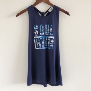 soulcycle Tops - SoulCycle Braided Back Navy Blue Tank Top Large soulcycle Tops - SoulCycle Braided Back Navy Blue Tank Top Large
